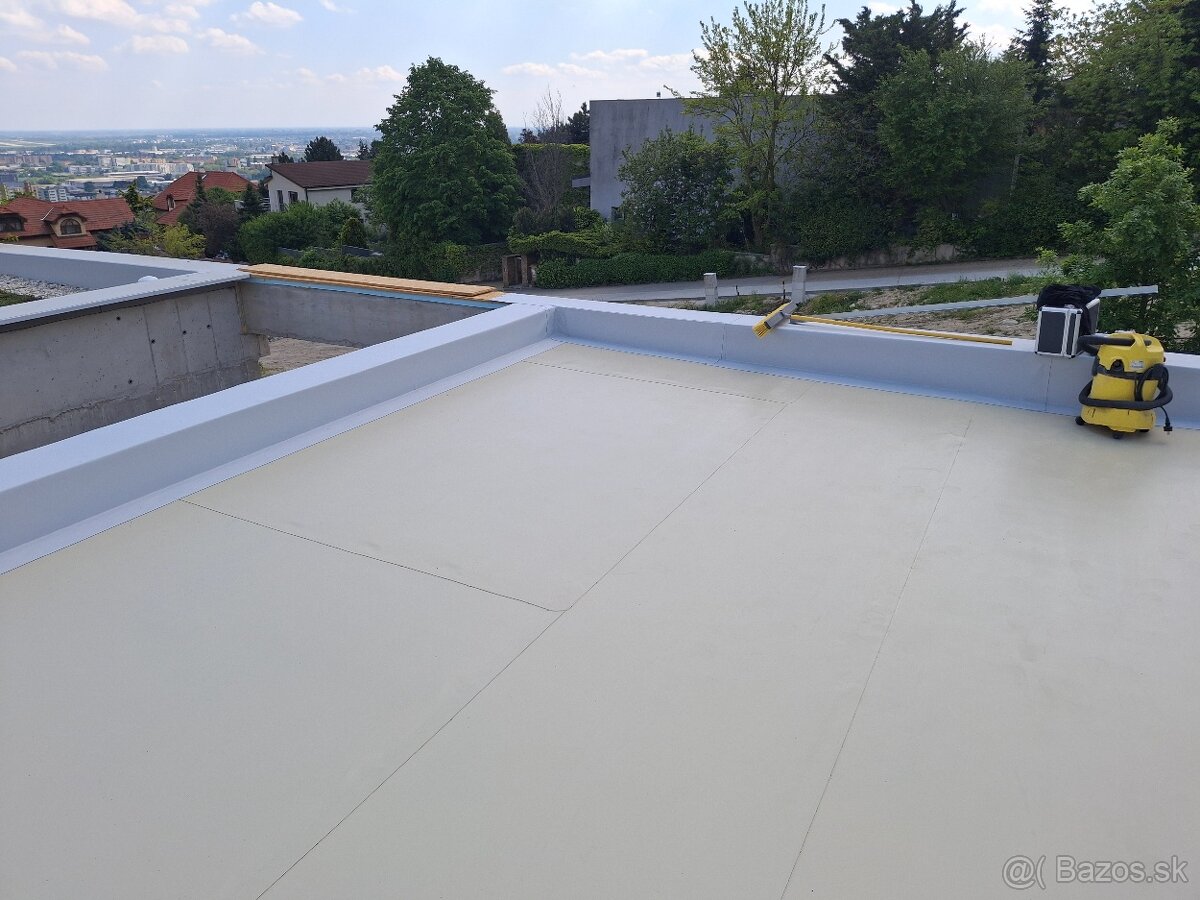 HYDROIZOLÁCIE PLOCHÝCH STRIECH - 2