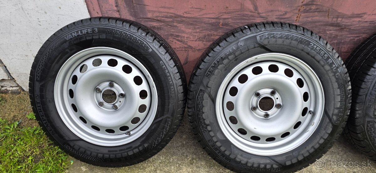 5x108,r16-7J,et46- 215-65-16C-letné-Semperit-3324-8,5mm-TOP - 2