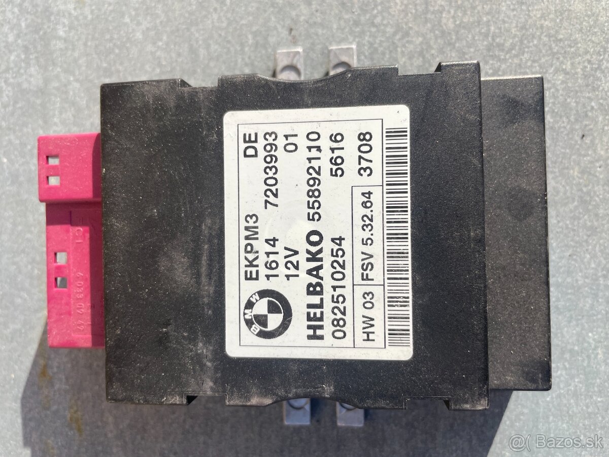 BMW E60 E61 5er Riadiace jednotky a moduly - 2