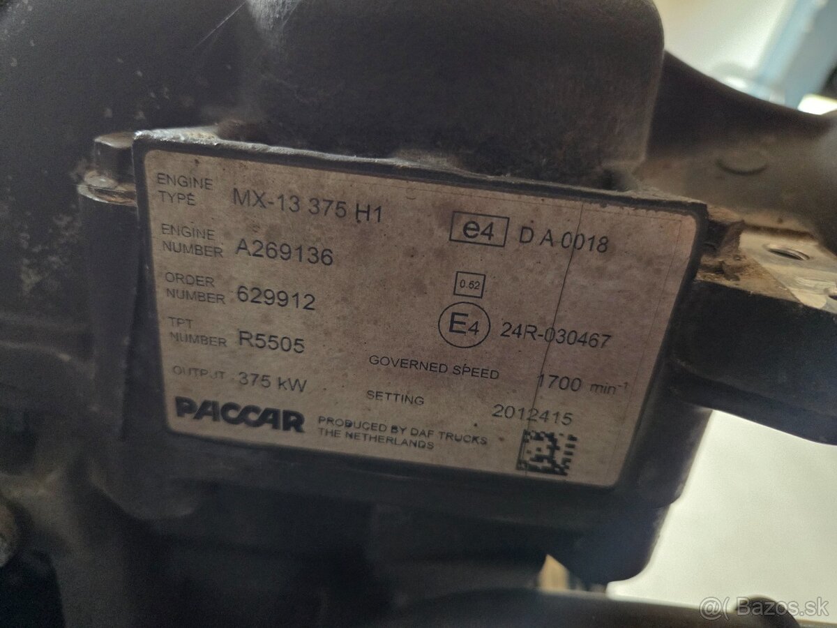 Motor DAF 510 rok 2017 ( Tatra Phoenix ) - 2