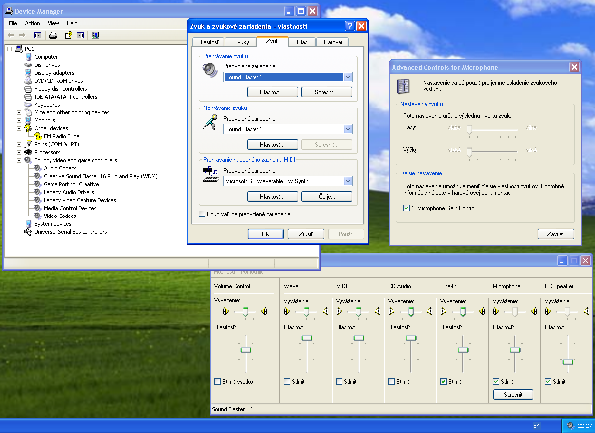 ISA PnP Zvukové karty. - 2