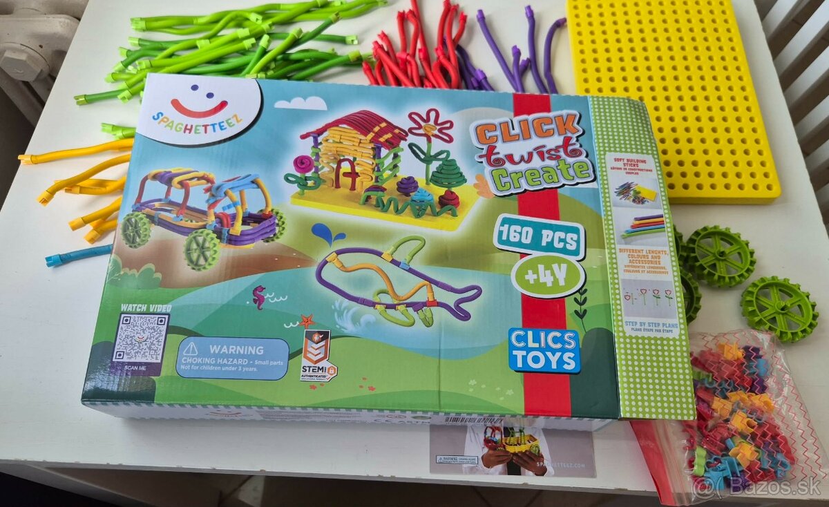 Clics Spaghetteez Click Twist Create 160 ks - 2