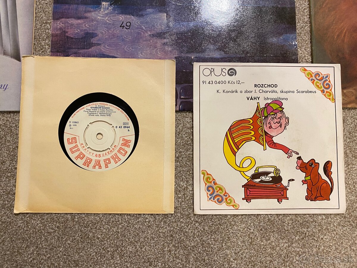 Mix veľkých a malých platní spolu za 10€ - 2