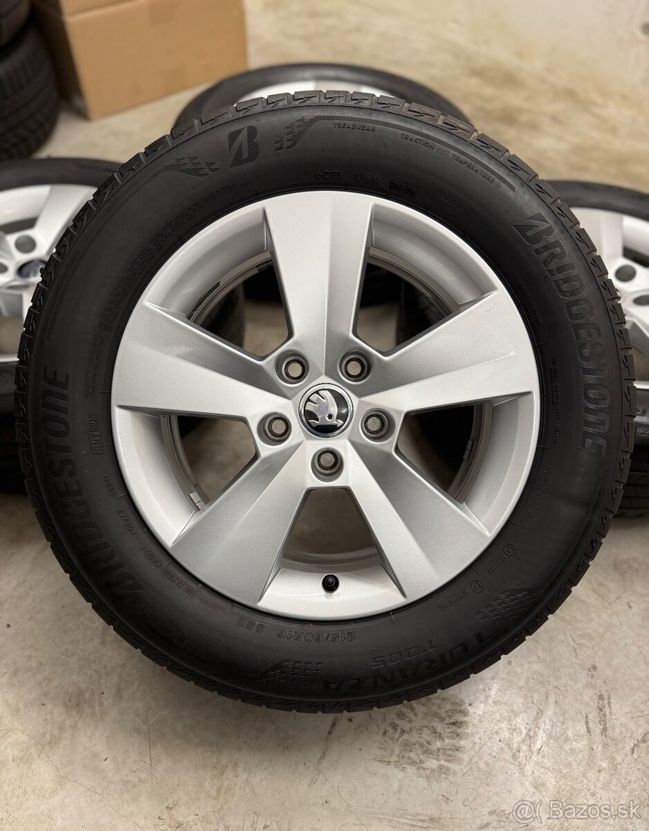 Letná sada 5x112 R16 ,215/60/16 Škoda Superb 3 / Passat B8 - 2