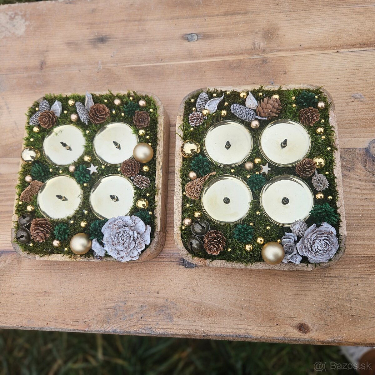 Adventné svietniky a machové obrazy - 2