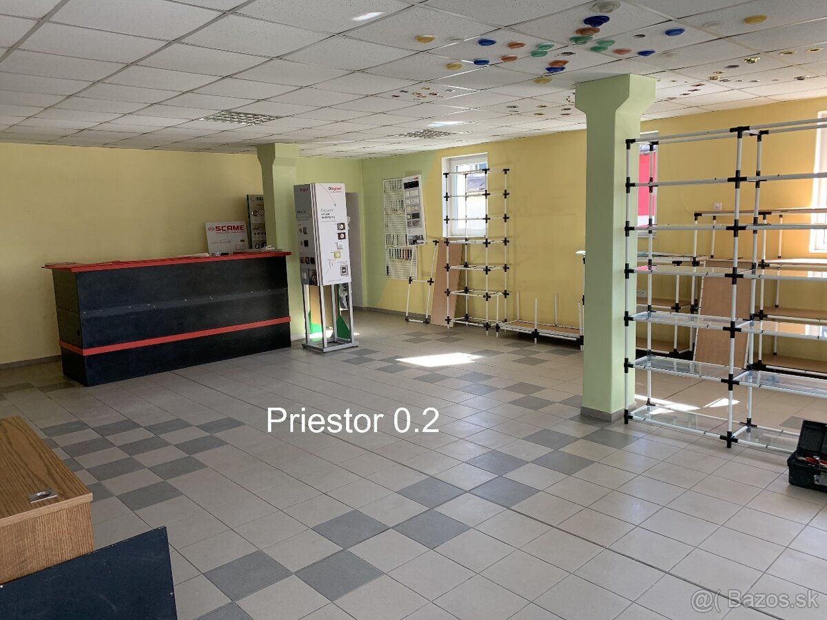 Prenájom predajný priestor, kancelária, sklad 87 m2 - 2