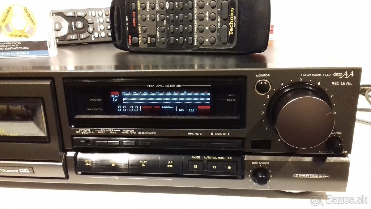 ClassAA spickovy deck 3-hlavy TECHNICS RS-BX626, Japan, AK31 - 2