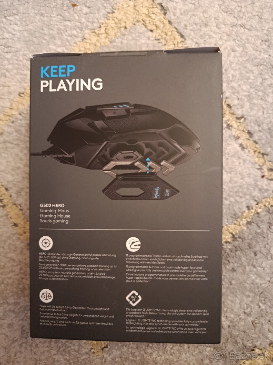 Herná myš G502 - 2