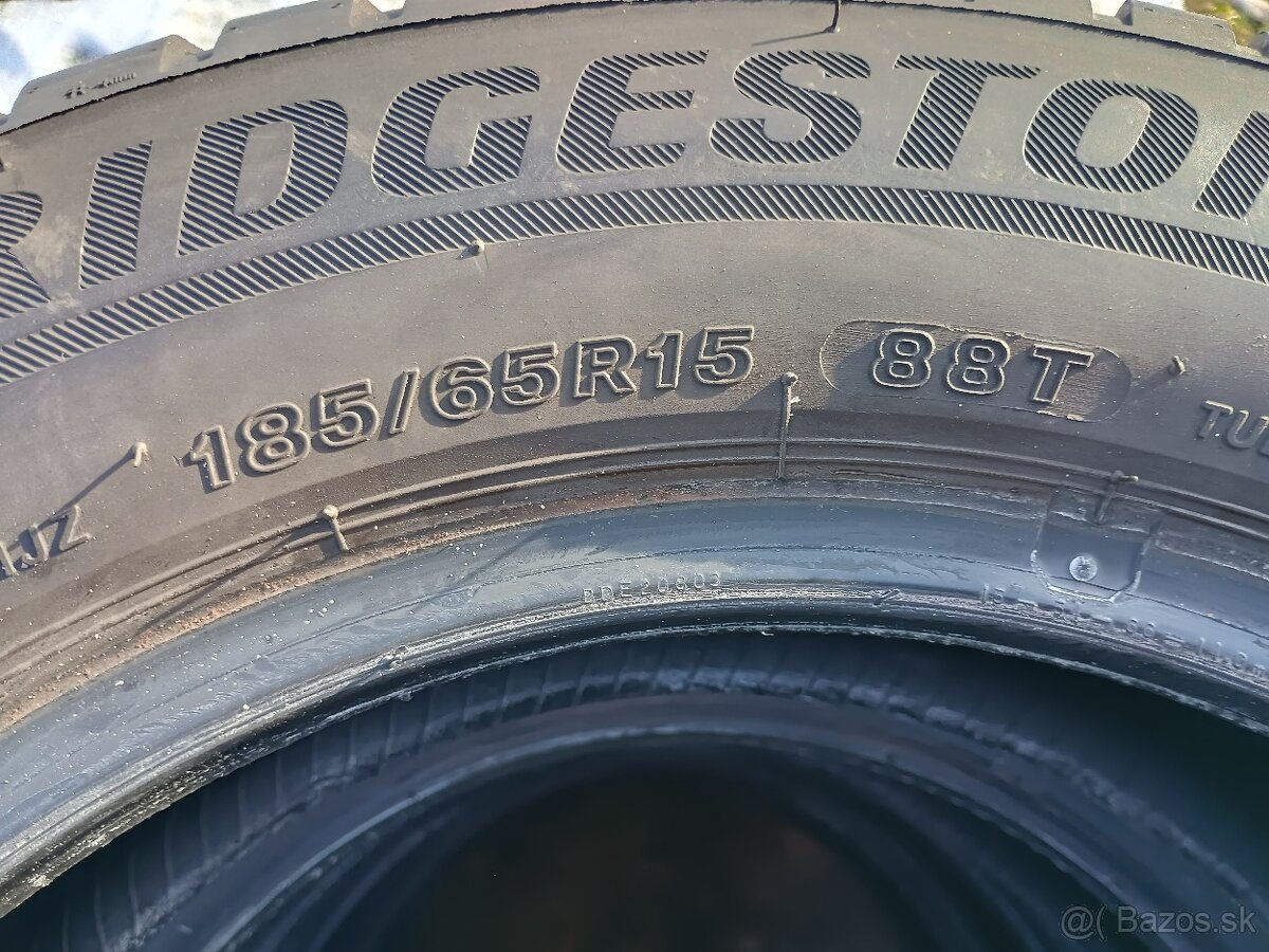 Zimné pneu Bridgestone, 185/65 R15 - 2