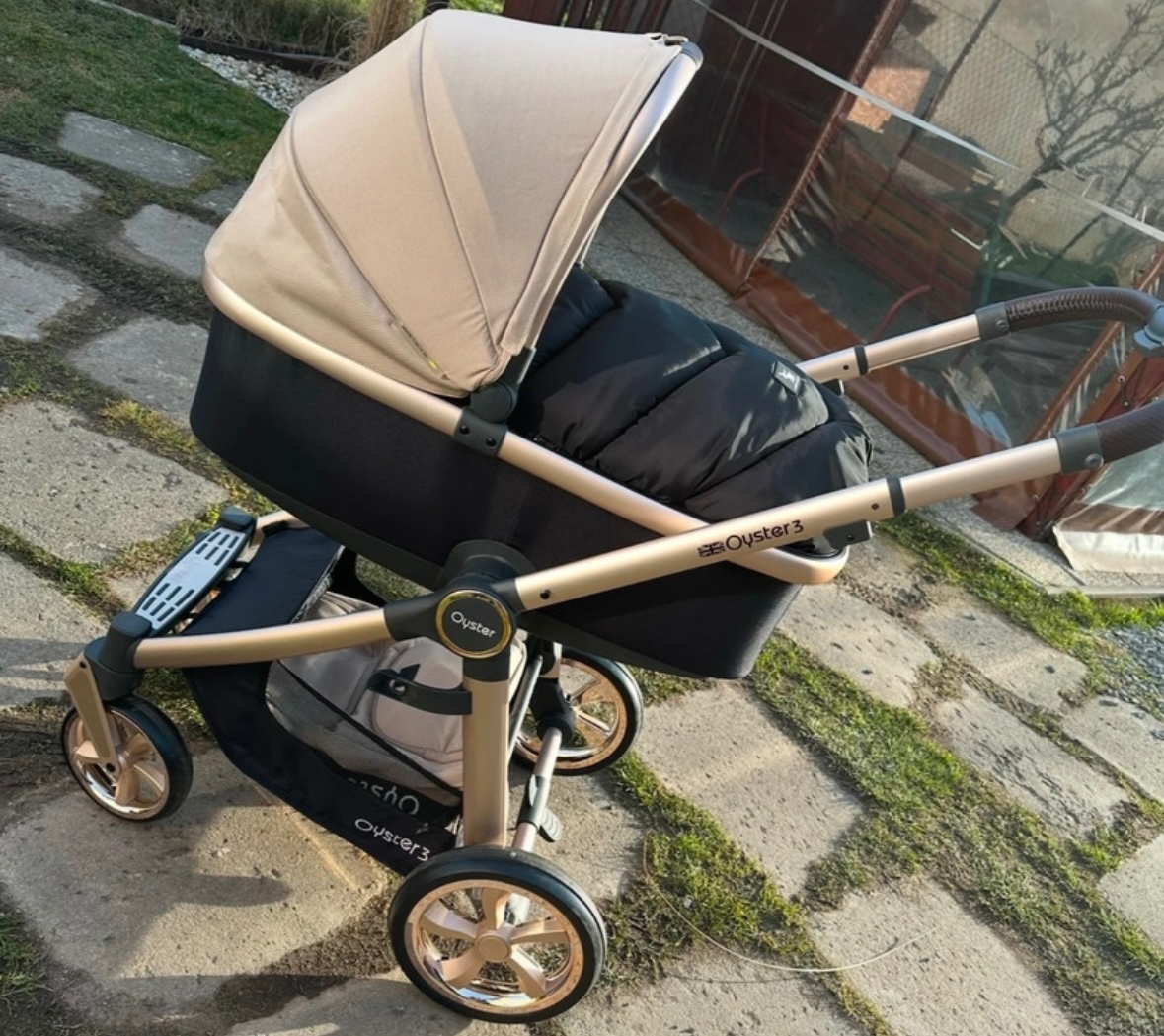 Predam kočík po 1 dietati - Oyster 3 Champagne - 2