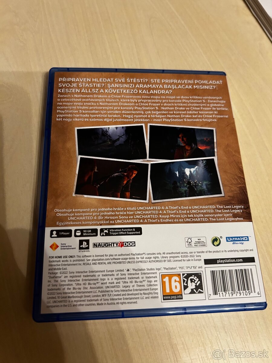 Predám Uncharted Legacy of Thieves Collection na PS5 - 2