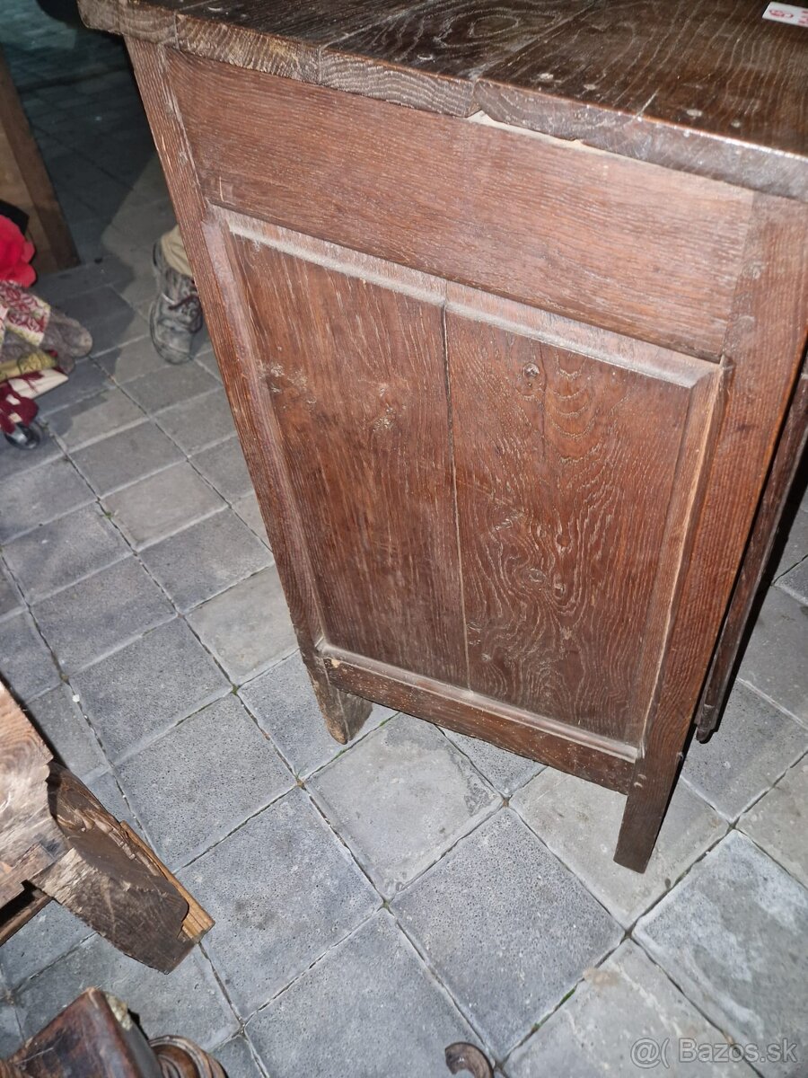 27 - Predám vidiecku skrinka z dubového masívu - 2