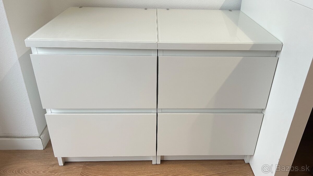 Ikea Malm komody s 2 zásuvkami (nočné stolíky) - 2