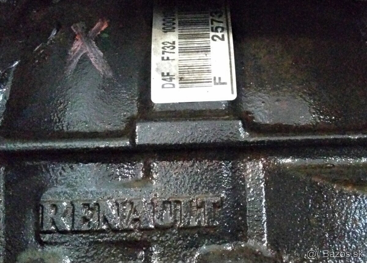 DACIA SANDERO 1.2 2014 Predám MOTOR D4F F7 DVERE, MOTOR D4FF - 2