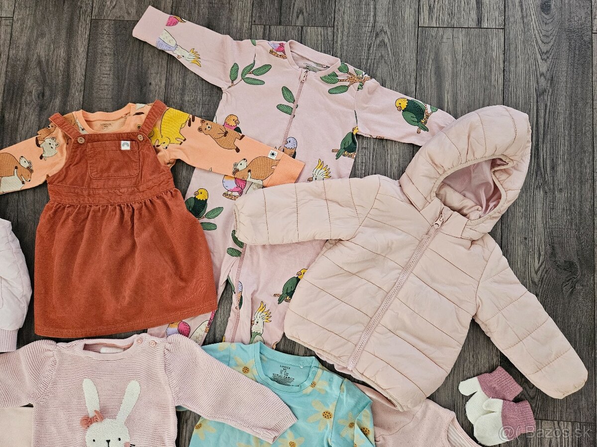 Jesenný balík oblečenia pre dievčatko 80 - 2