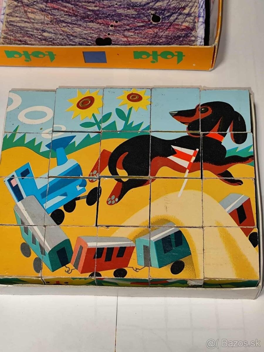 retro drevené kocky - 2