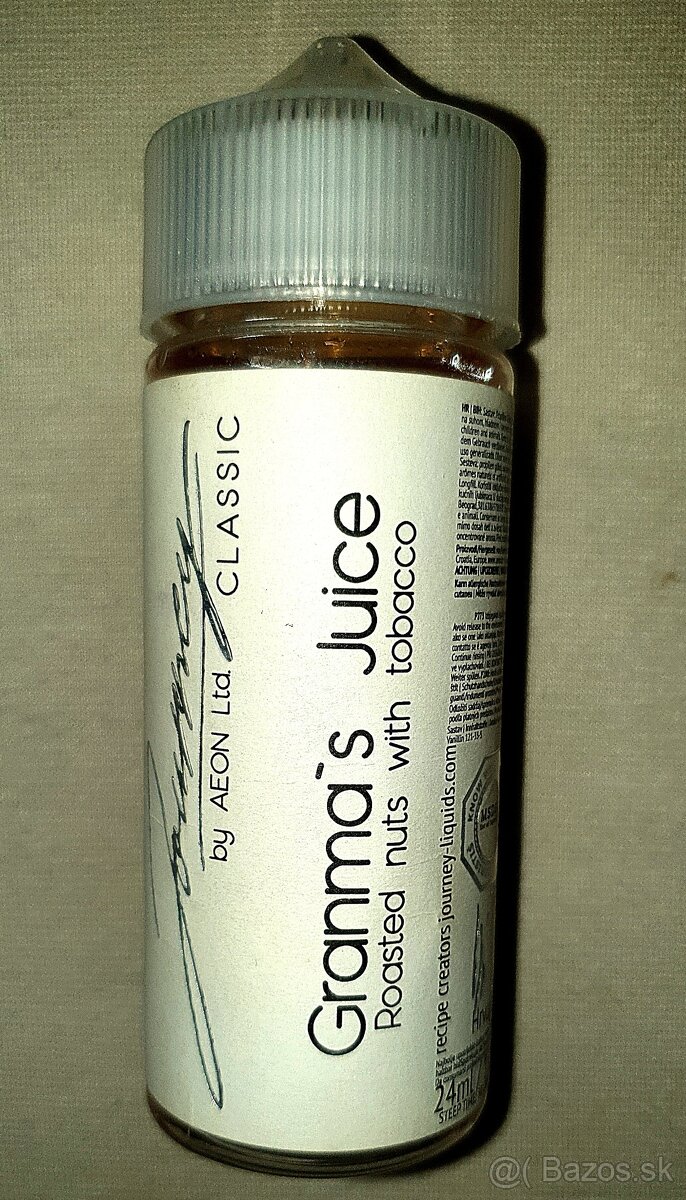 Liguidy Tabakové 120ml - namiešané 50/50 - 2