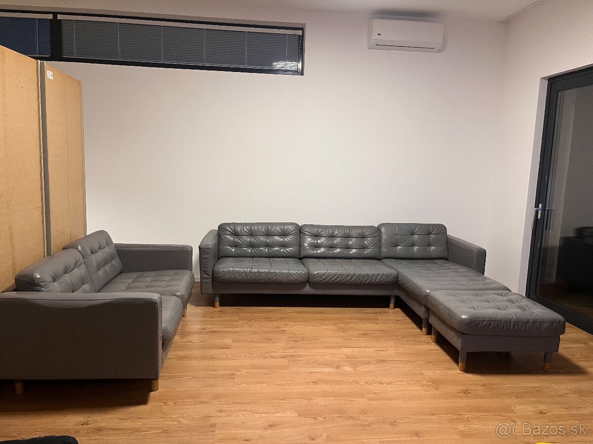 Sedačka ikea kožená - 2