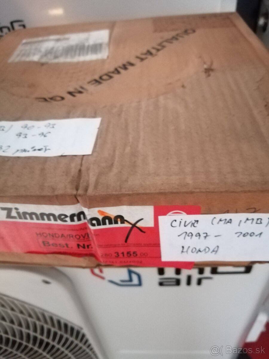 Honda přední brzdové kotouče Zimmrmann Honda - 2