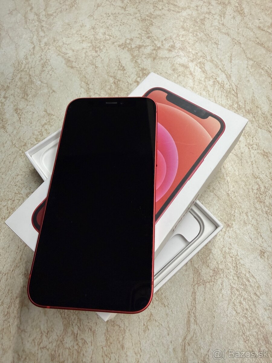 I Phone 12 mini 64gb Red 100%baterka - 2