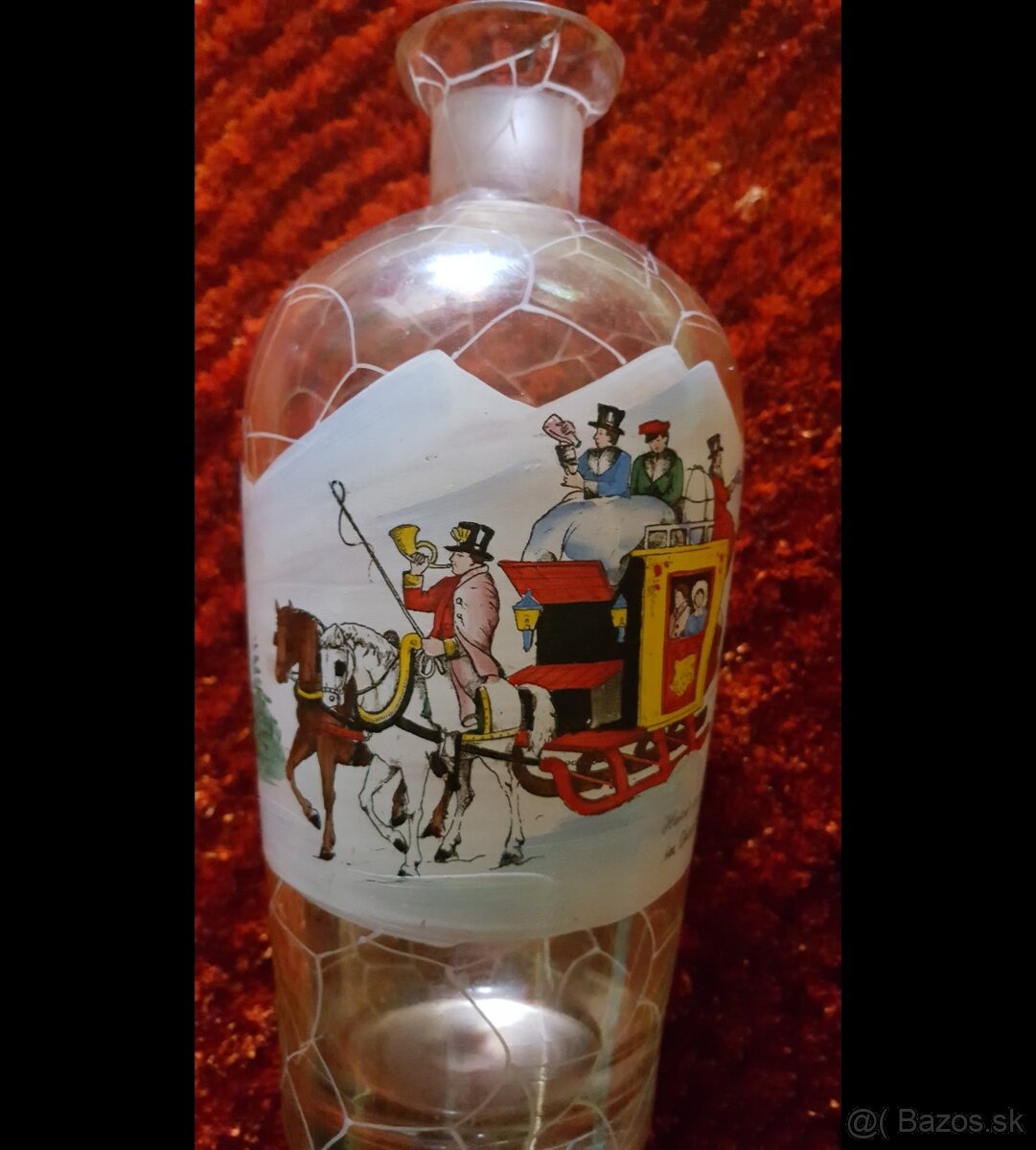 Rucne malovana karafa - 2