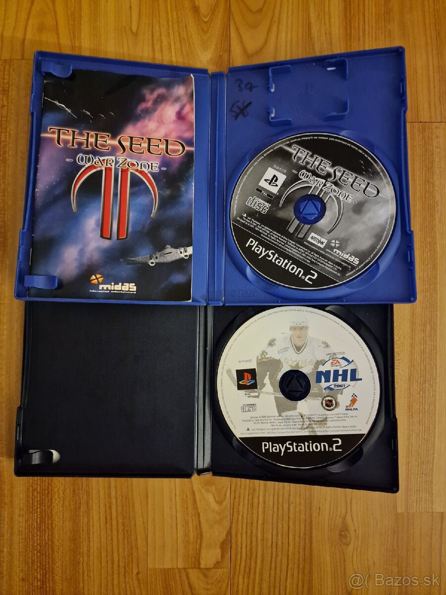 PS2 hry. Cena za dve kusy. - 2