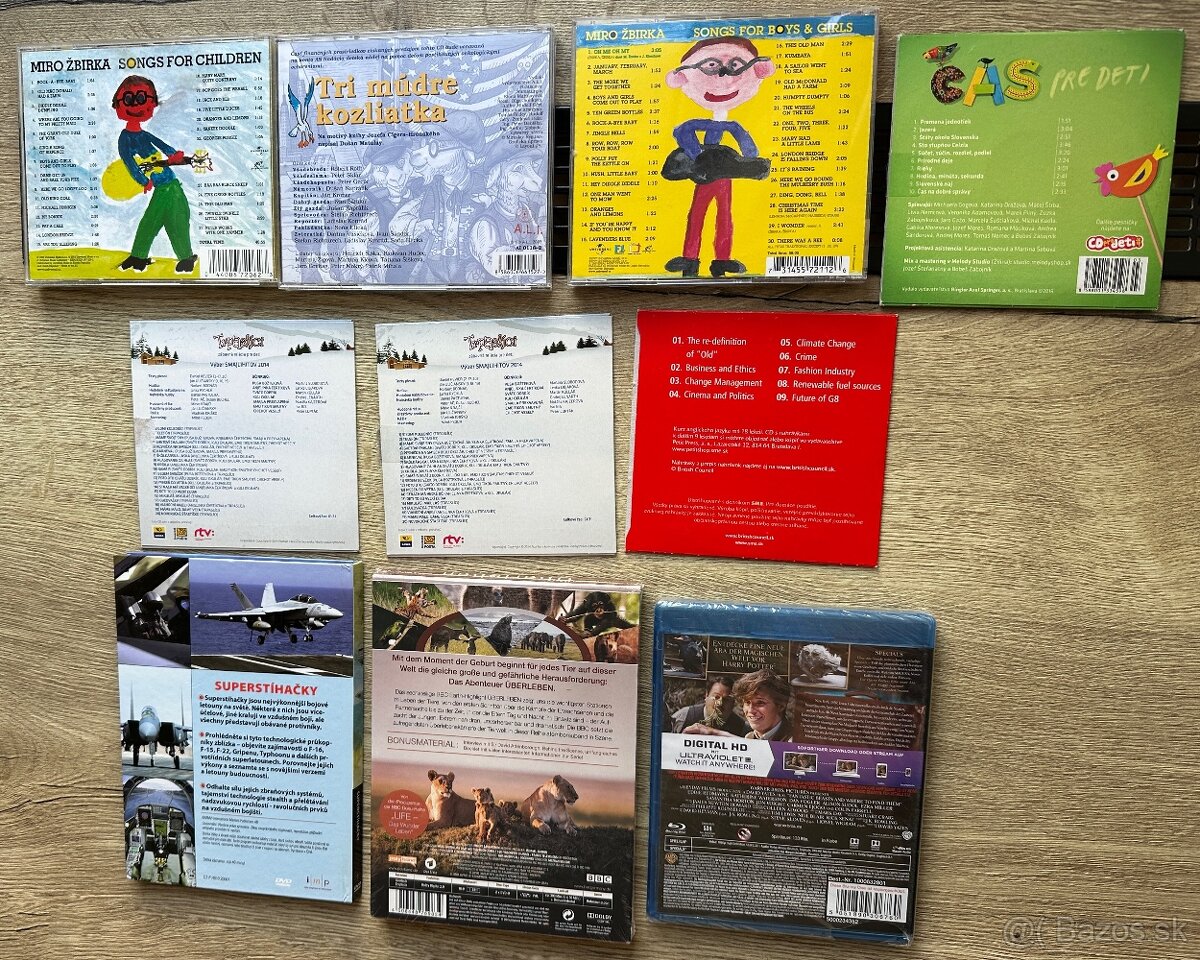 DVD a CD pre deti - 2