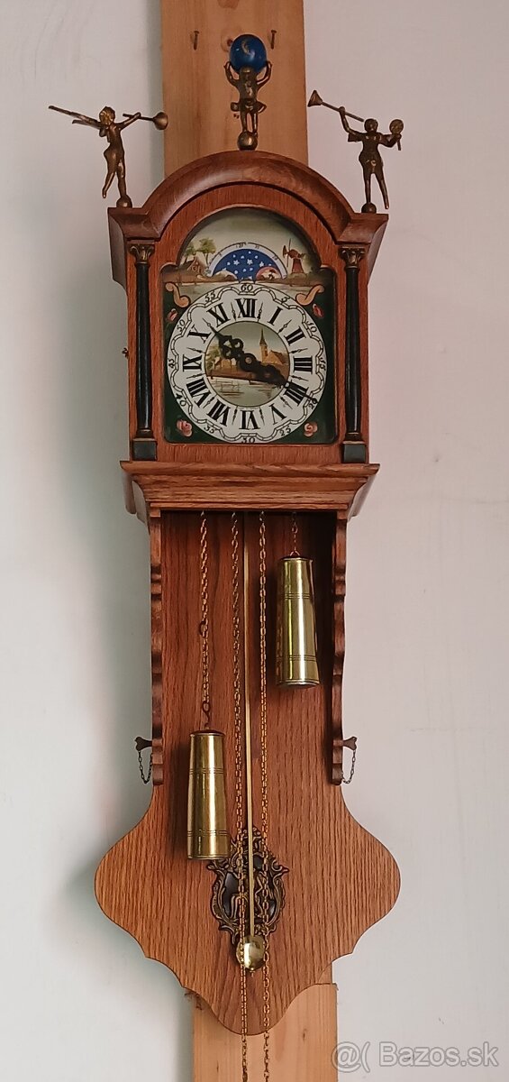 Hodiny holandské frízske nástenné. - 2