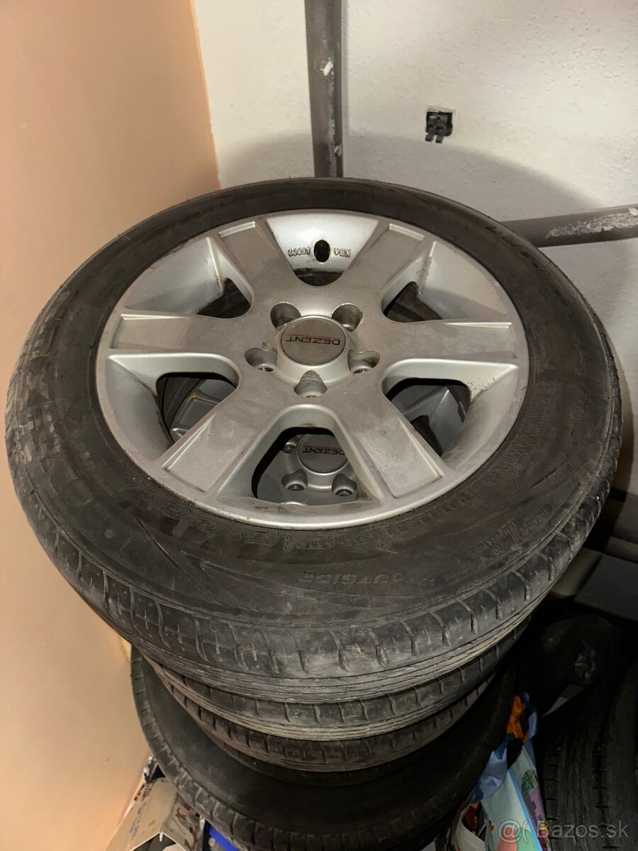 Predám letné kolesa 185/60 r14 - 2