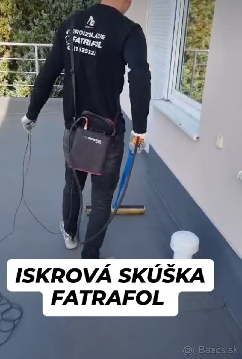 Iskrová skúška celistvosti hydroizolácií - 2