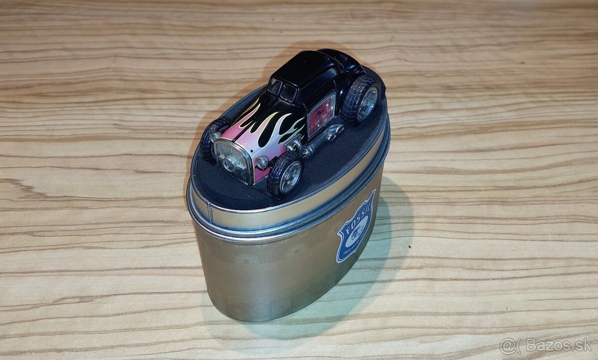 FOSSIL Hot Rod Dragster Desk Clock 2004 - 2