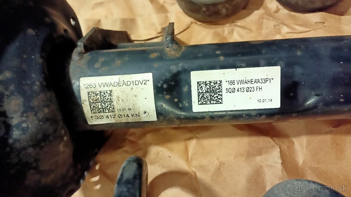 Tlmiče a pružiny zo Škoda Octavia A7 - 2