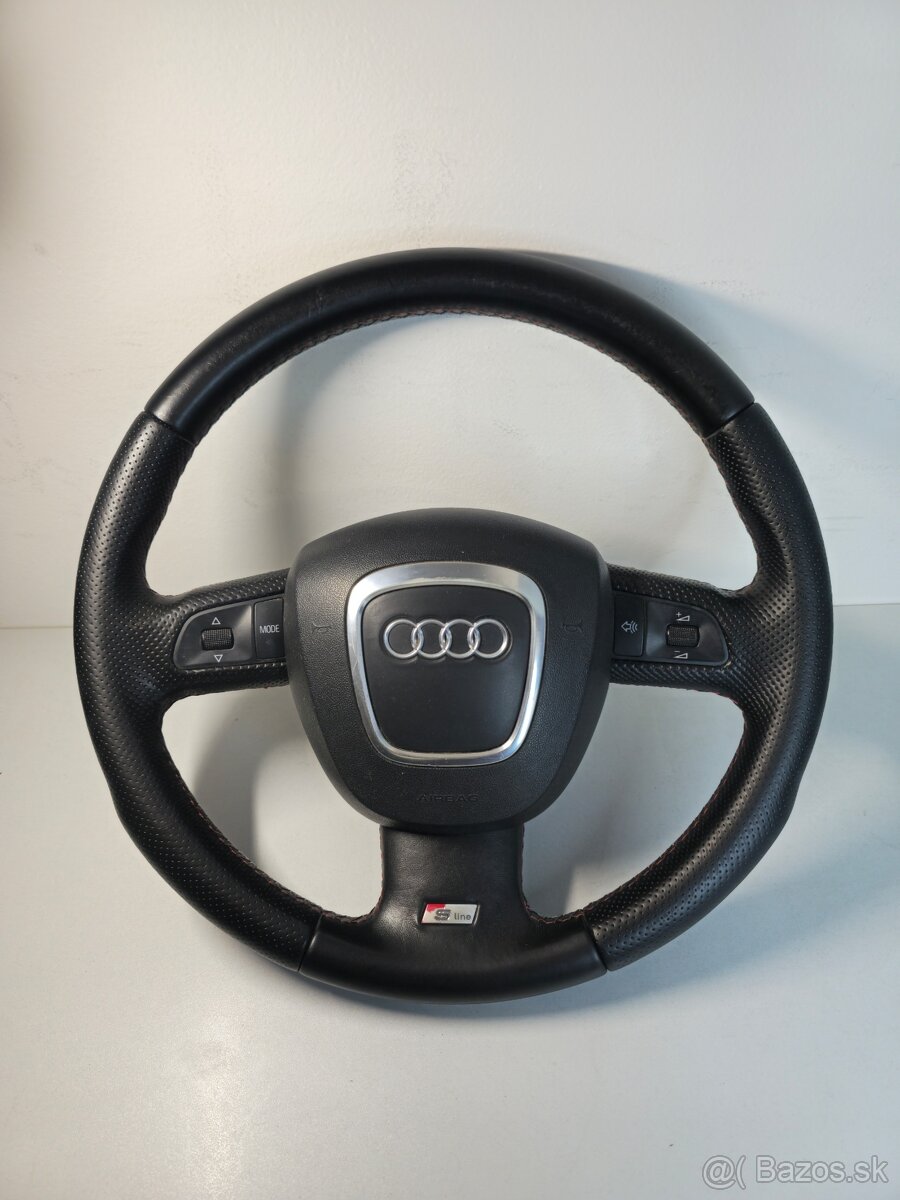 Kožený multifunkčný volant audi s-line - 2
