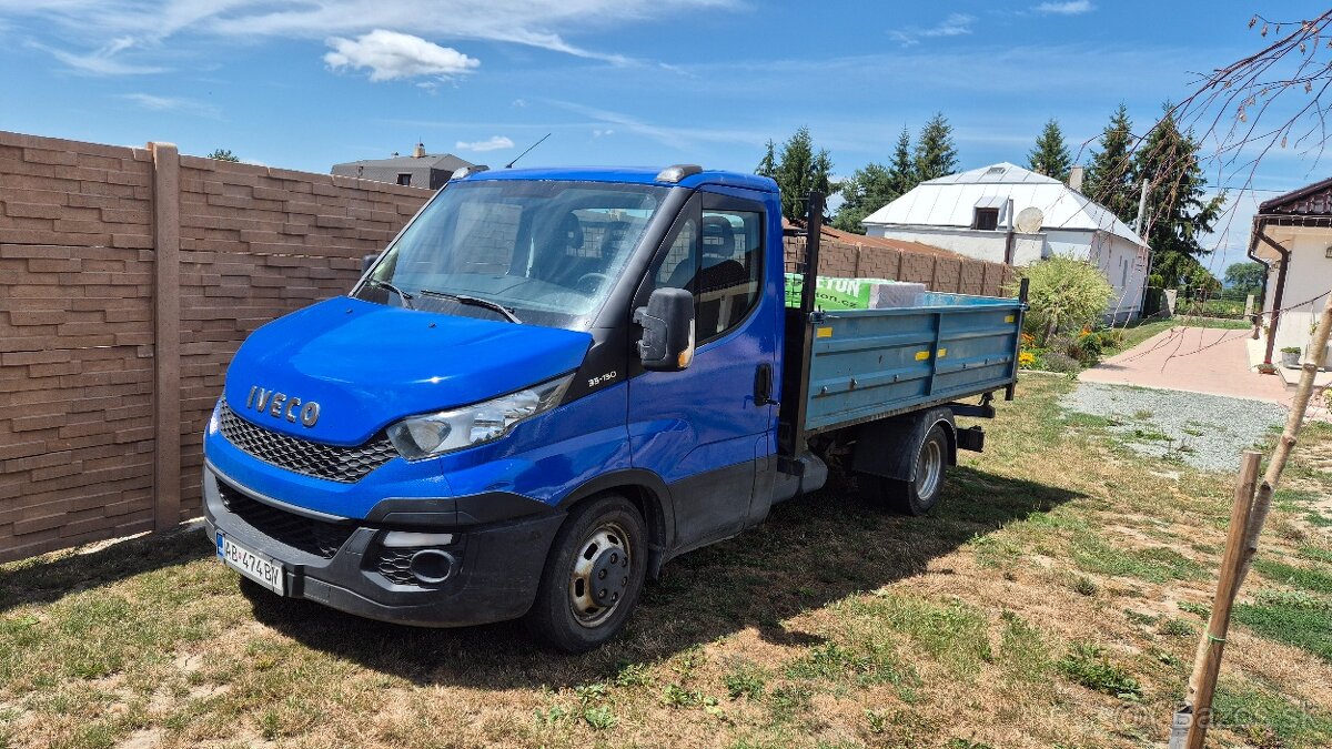 Vyklápač do 3,5t. Iveco Daily 3.0. 107kw 3 stranný sklápač - 2