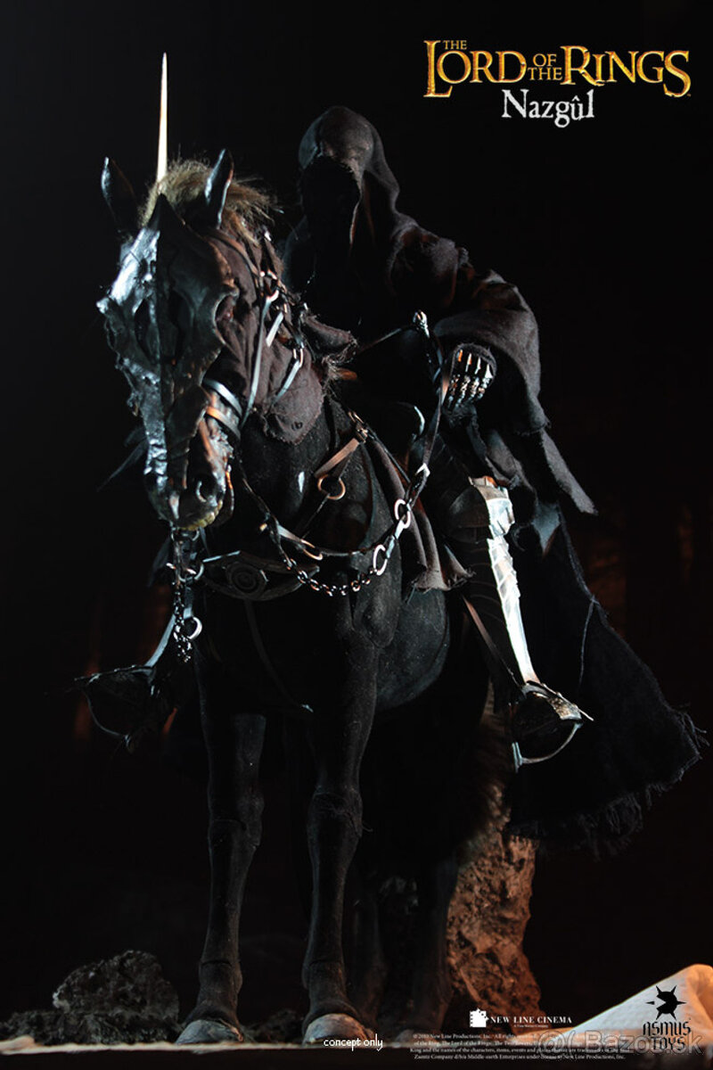 Nazgul na koni/Nazgul on steed Asmus toys 1/6 VZÁCNÉ - 2