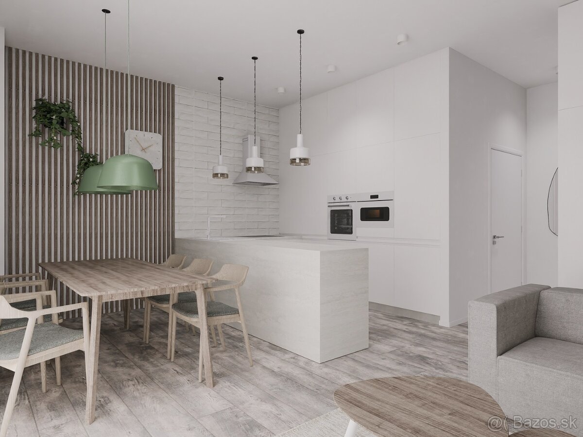 3-izbový byt TYP ,,F" v TRIKOTE VO VRBOVOM, 71,26 m2, balkó - 2