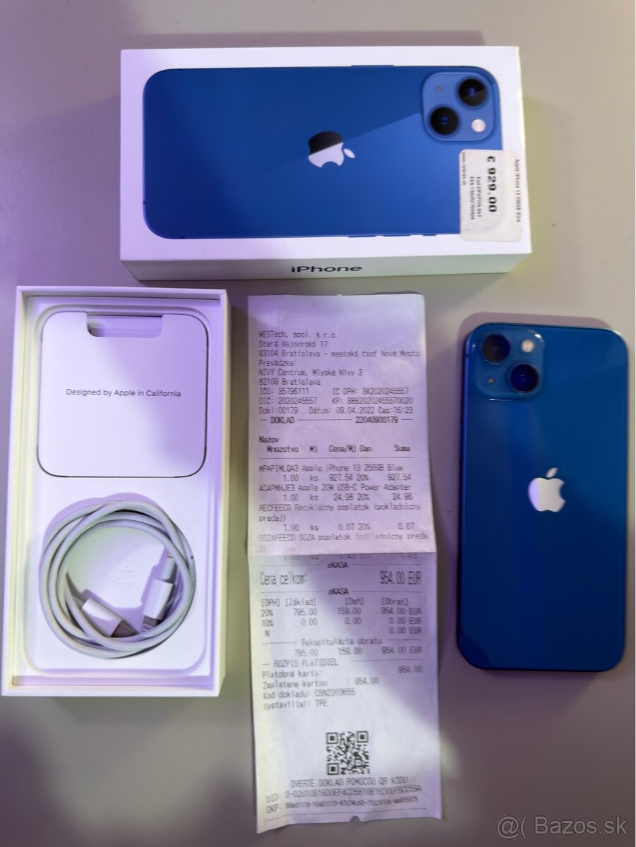 Apple iPhone 13 blue 256gb - 2
