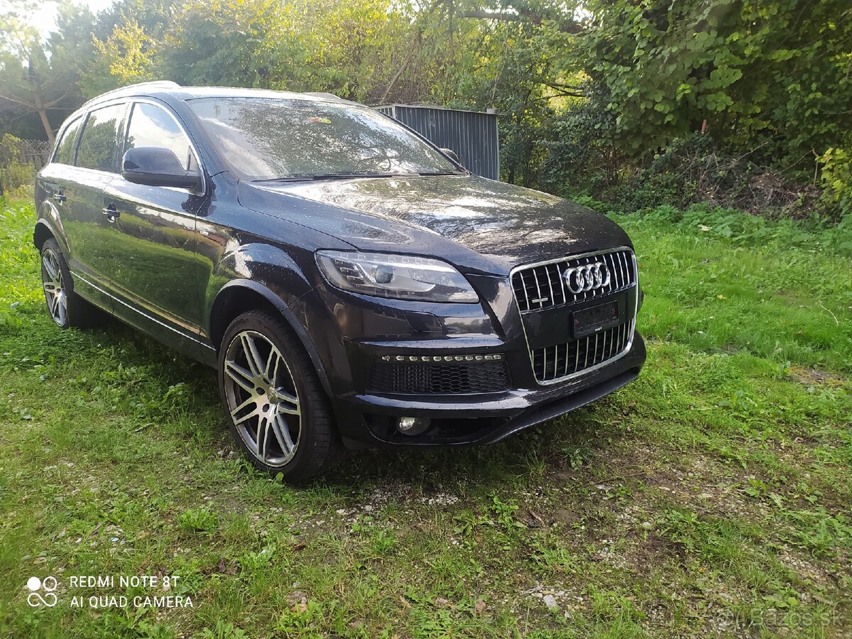 Audi Q7-3.0Tdi,Sline,180kw,CRCkod,2012 Rozpredam - 2