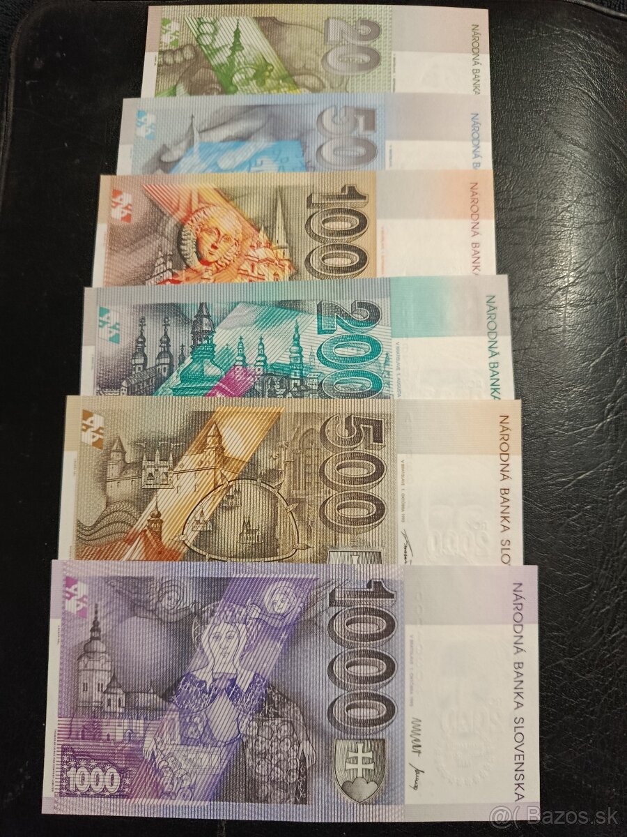 Bimilenium bankovky sada - 2