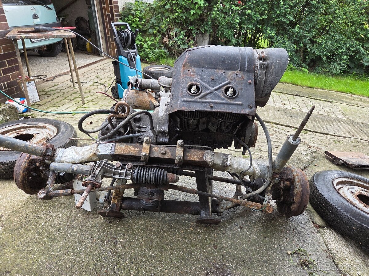 Motor trabanta sprednom nápravou komplet - 2