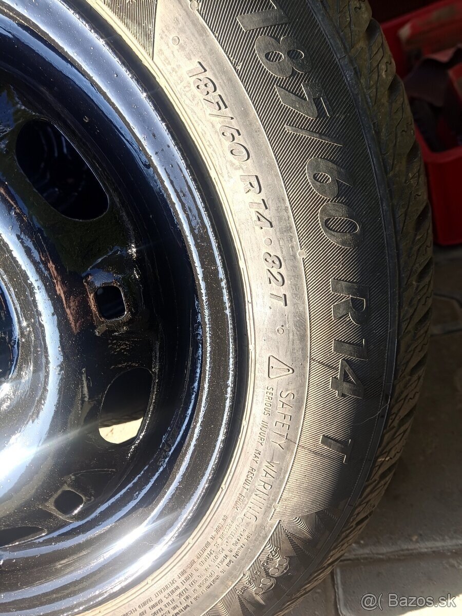 Predám zimné pneu.Matador 185/60 R 14 - 2