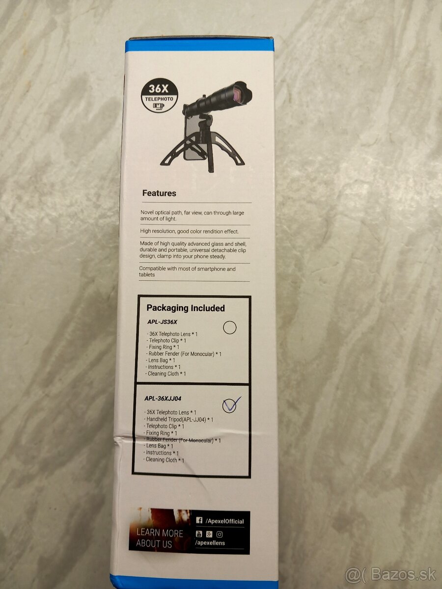 Smartphone 36 x Telephoto. - 2