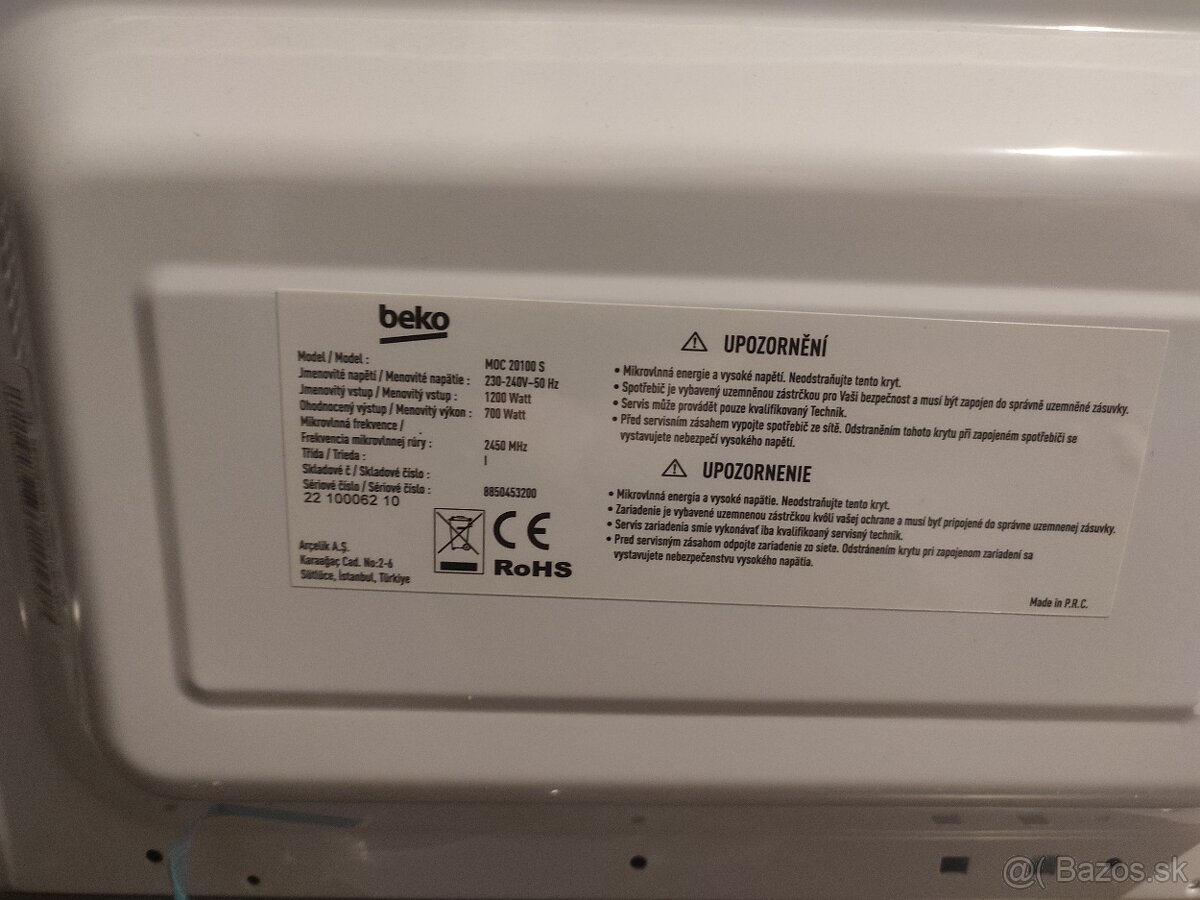 Mikrovlnná rúra Beko - 2