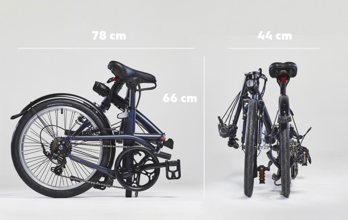 Oxylane skladací bicykel - 2