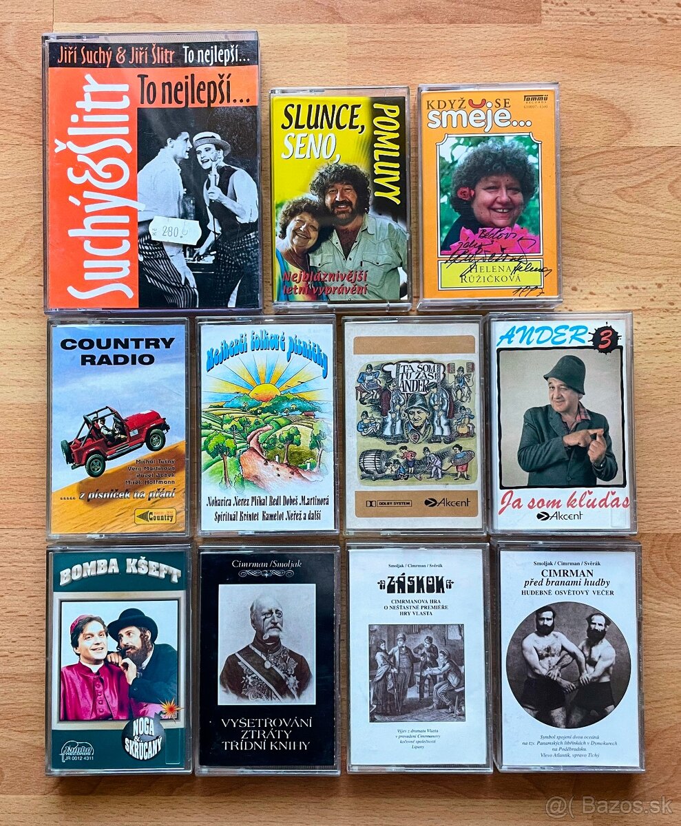 MC kazety - SK a CZ interpreti, skupiny - 2