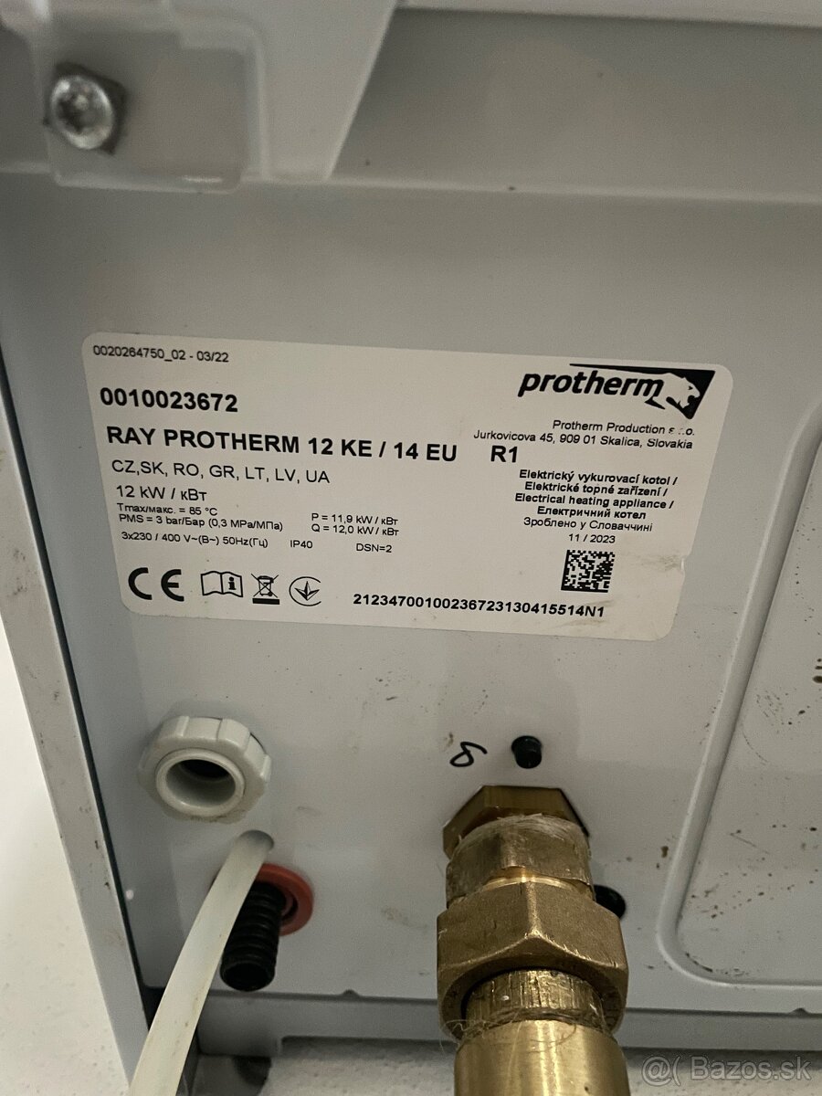 Elektricky kotol 12 kW protherm - 2