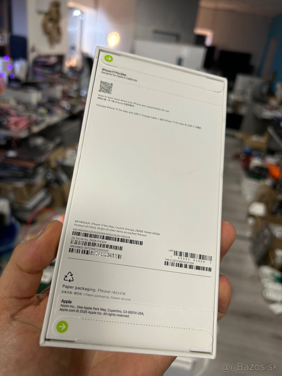 iPhone 17 Pro Max 256 gb oranzovy ORANGE novy zabaleny - 2