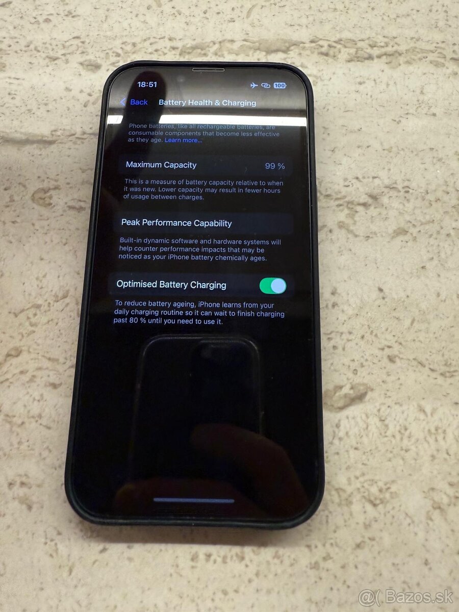 iPhone 14 128GB Midnight – Top stav + originál krabica - 2