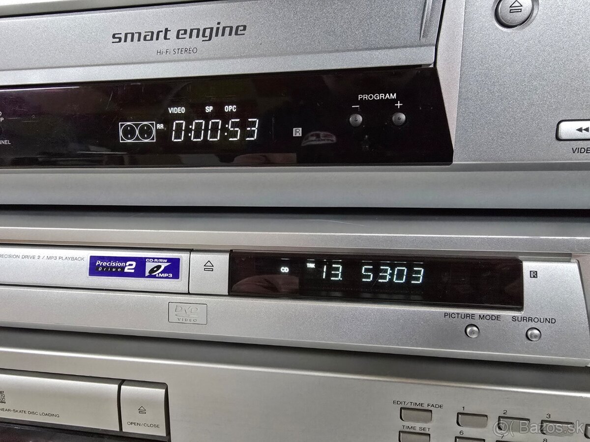 SONY SLV-SE710 +DVP-NS305 silver stereo video +dvd - 2