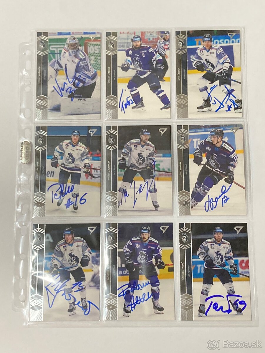 Podpísané karty - Tipsport Liga 2018/19 - 2